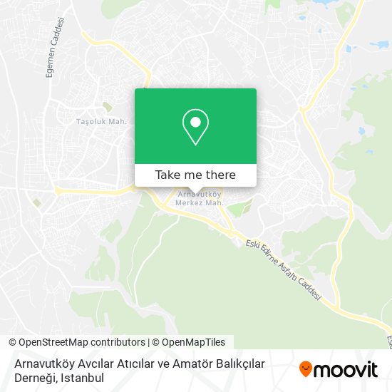 Arnavutköy Avcılar Atıcılar ve Amatör Balıkçılar Derneği map