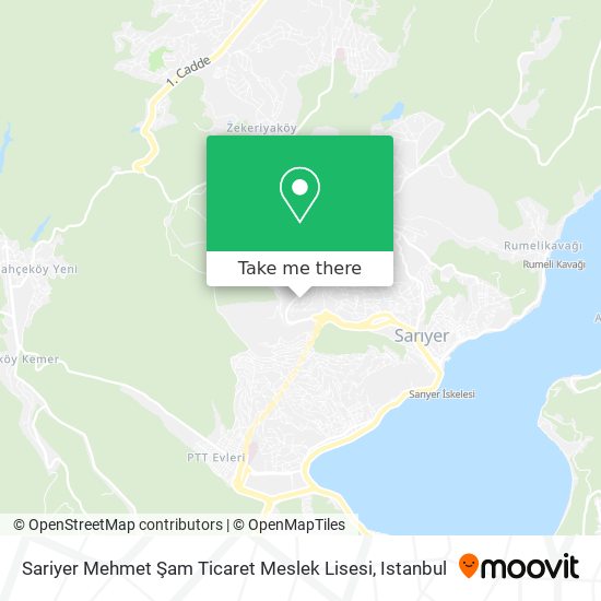 Sariyer Mehmet Şam Ticaret Meslek Lisesi map