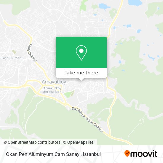 Okan Pen Alüminyum Cam Sanayi map