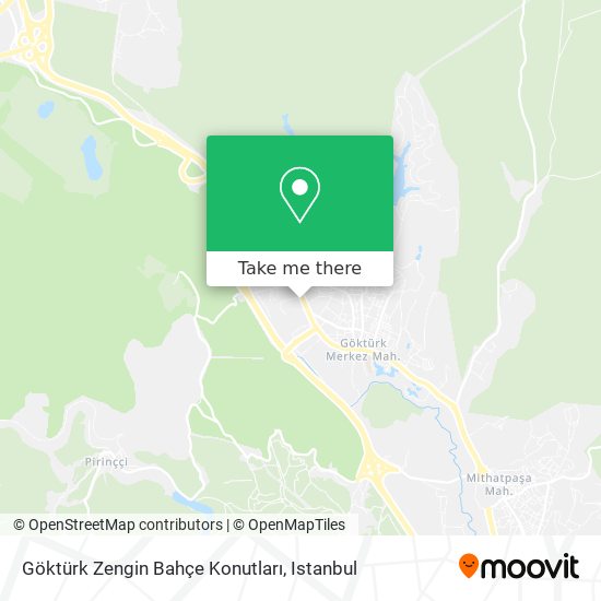 Göktürk Zengin Bahçe Konutları map