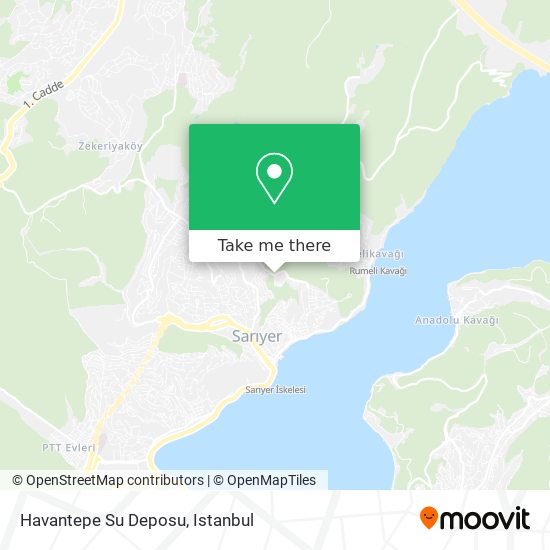 Havantepe Su Deposu map