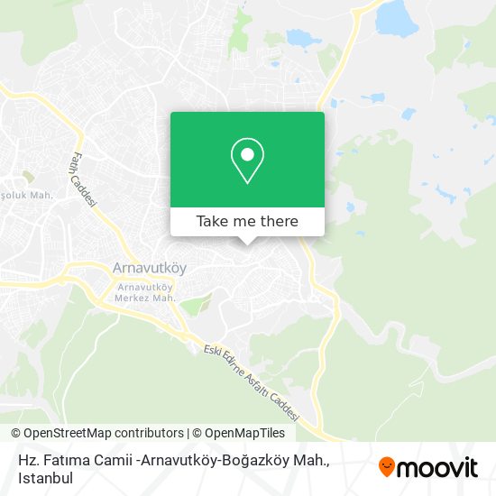 Hz. Fatıma Camii -Arnavutköy-Boğazköy Mah. map