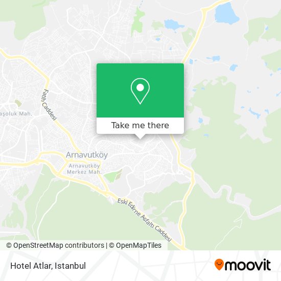 Hotel Atlar map