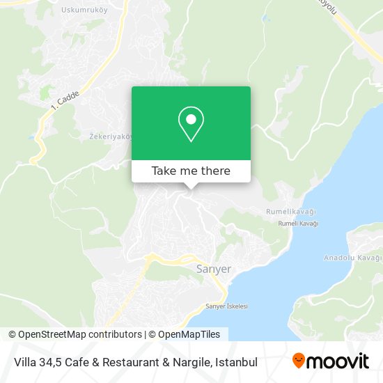Villa 34,5 Cafe & Restaurant & Nargile map