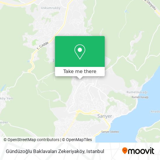 Gündüzoğlu Baklavaları Zekeriyaköy map