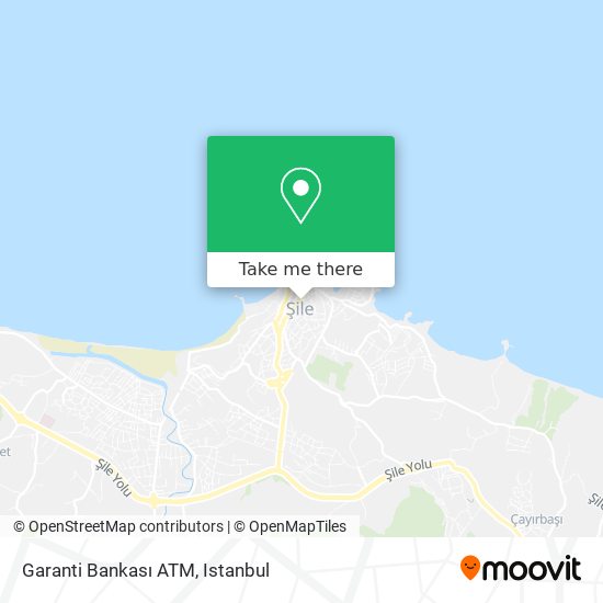 Garanti Bankası ATM map