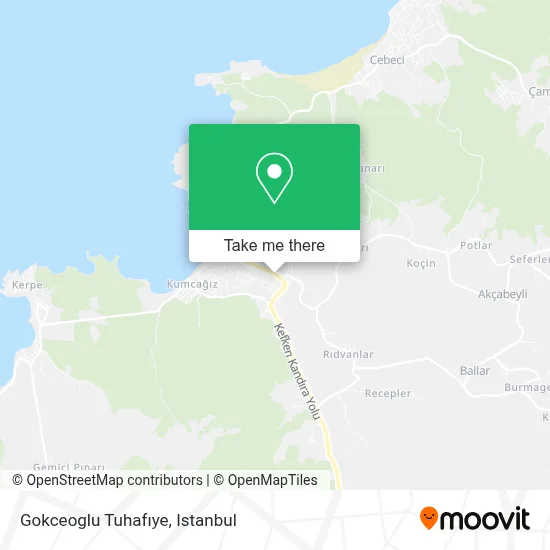 Gokceoglu Tuhafıye map