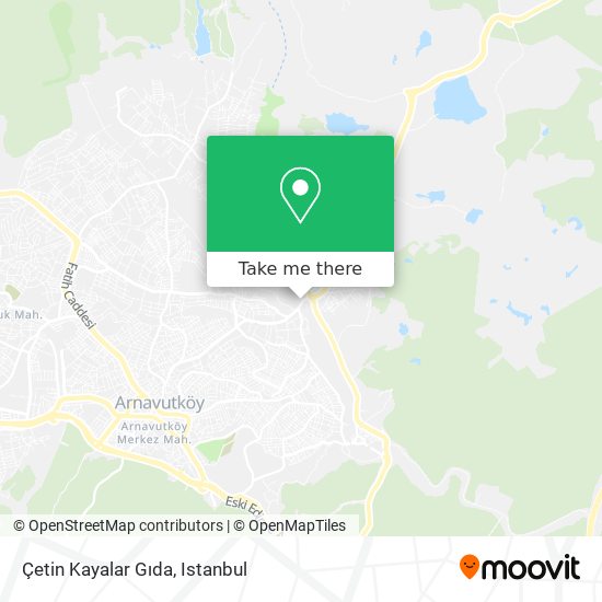 Çetin Kayalar Gıda map