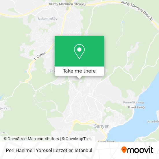 Peri Hanimeli Yöresel Lezzetler map