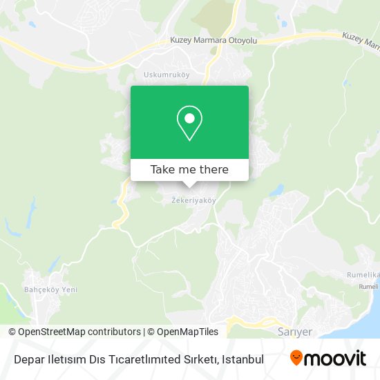 Depar Iletısım Dıs Tıcaretlımıted Sırketı map