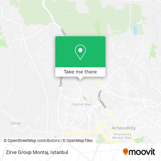 Zirve Group Montaj map