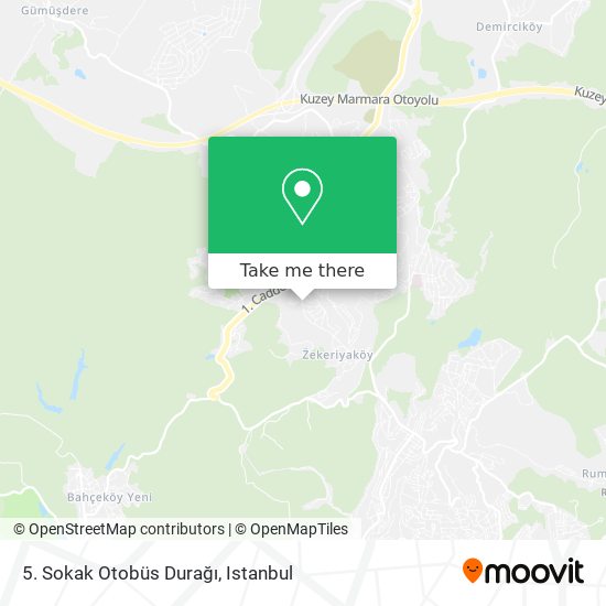 5. Sokak Otobüs Durağı map