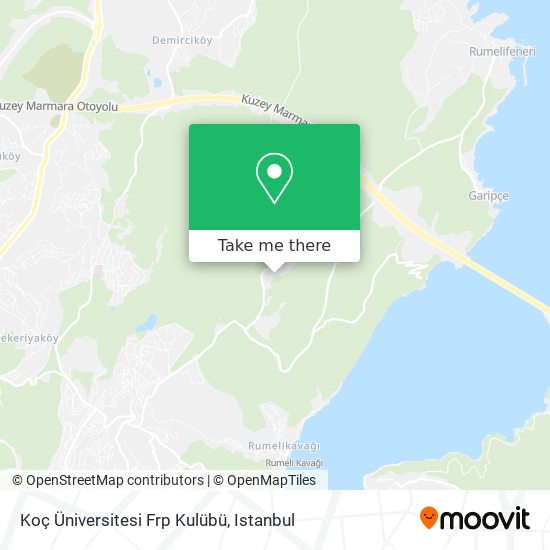 Koç Üniversitesi Frp Kulübü map