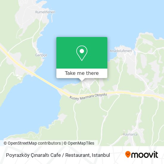 Poyrazköy Çınaraltı Cafe / Restaurant map