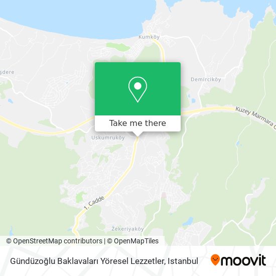 Gündüzoğlu Baklavaları Yöresel Lezzetler map