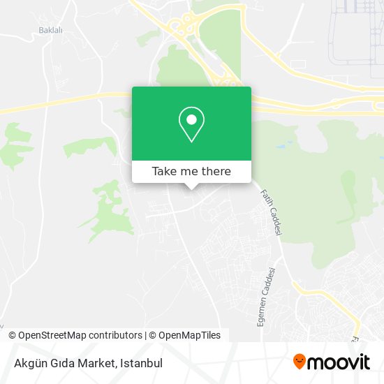 Akgün Gıda Market map