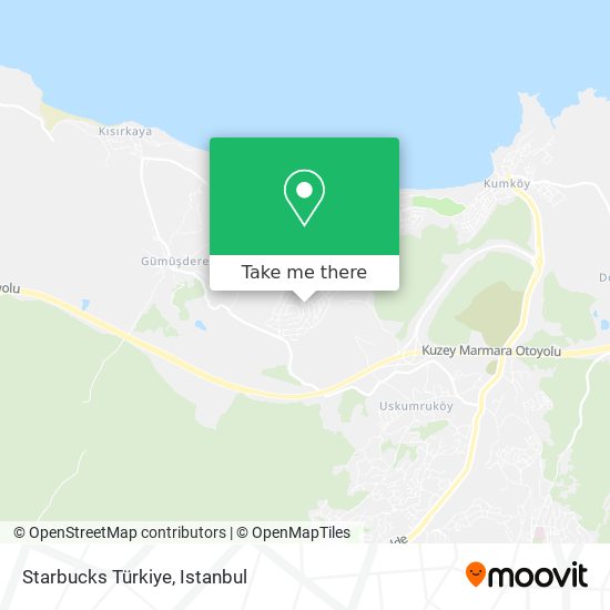 Starbucks Türkiye map
