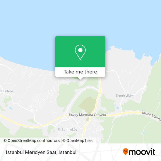 Istanbul Merıdyen Saat map