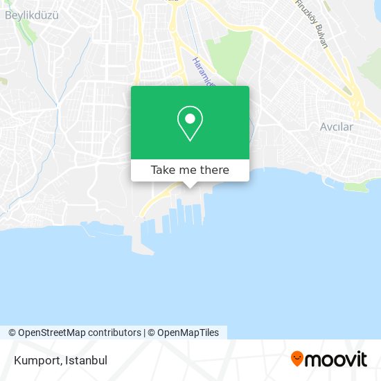 Kumport map
