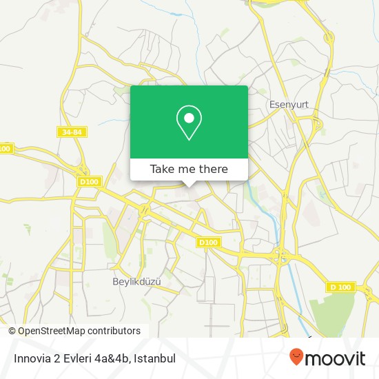 Innovia 2 Evleri 4a&4b map