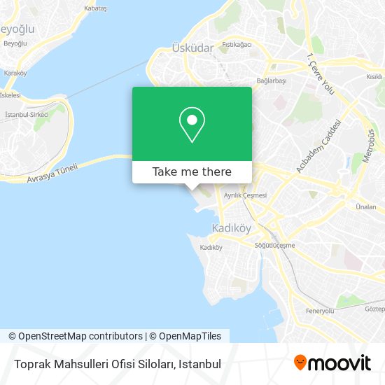 Toprak Mahsulleri Ofisi Siloları map
