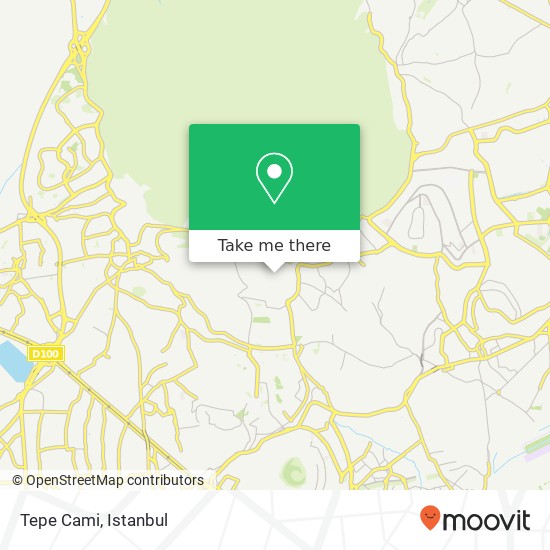 Tepe Cami map