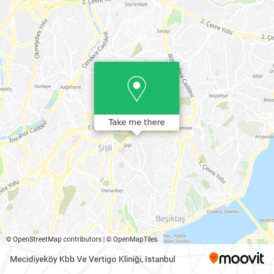 Mecidiyeköy Kbb Ve Vertigo Kliniği map