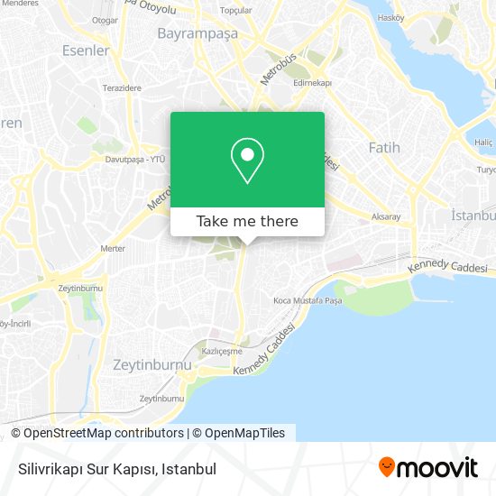 Silivrikapı Sur Kapısı map