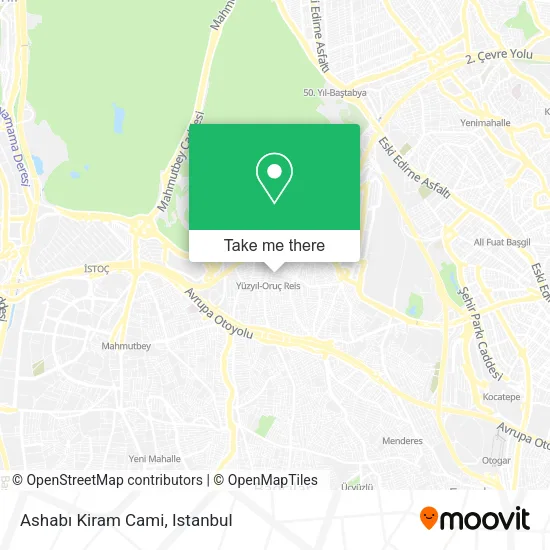Ashabı Kiram Cami map
