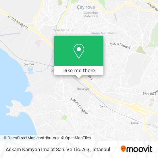 Askam Kamyon İmalat San. Ve Tic. A.Ş. map