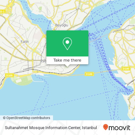 Sultanahmet Mosque Information Center map