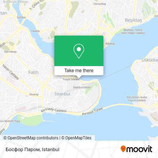 Босфор Паром map