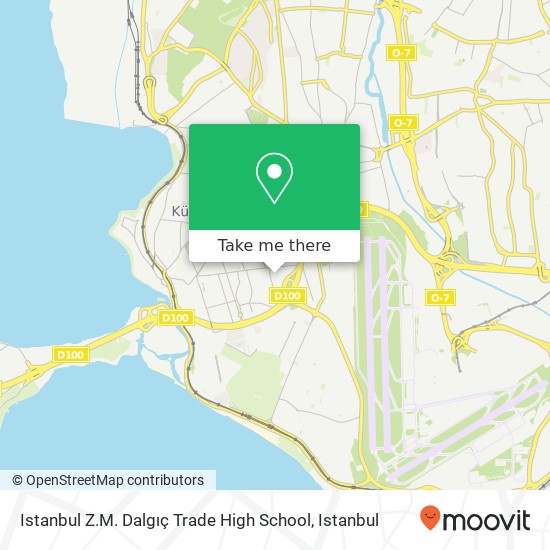 Istanbul Z.M. Dalgıç Trade High School map