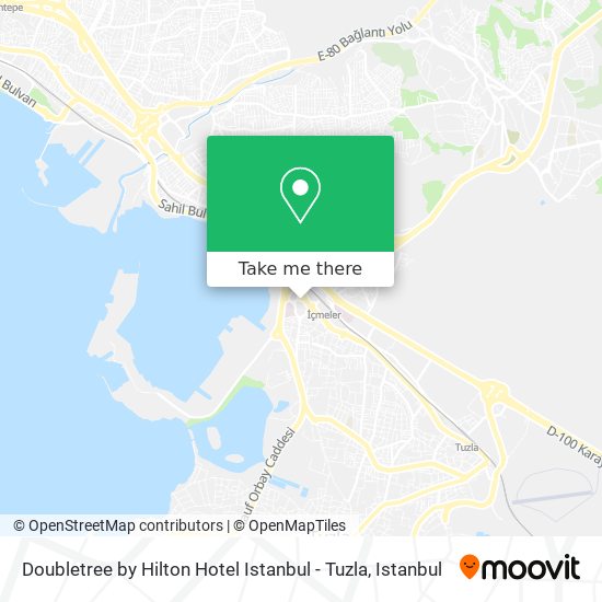 Doubletree by Hilton Hotel Istanbul - Tuzla map