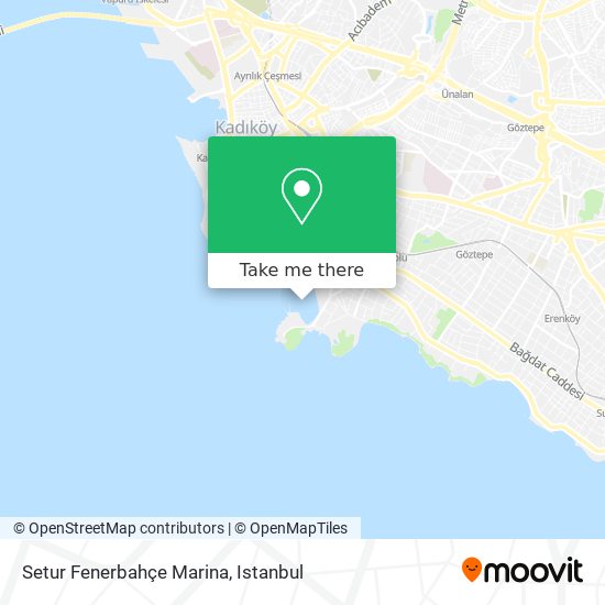 Setur Fenerbahçe Marina map