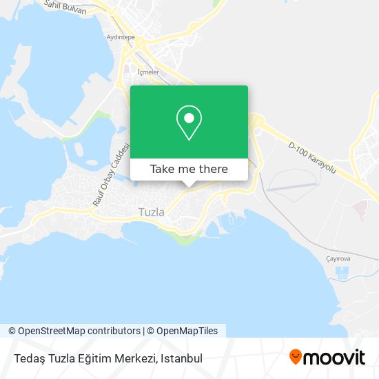 Tedaş Tuzla Eğitim Merkezi map