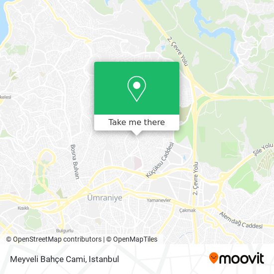 Meyveli Bahçe Cami map