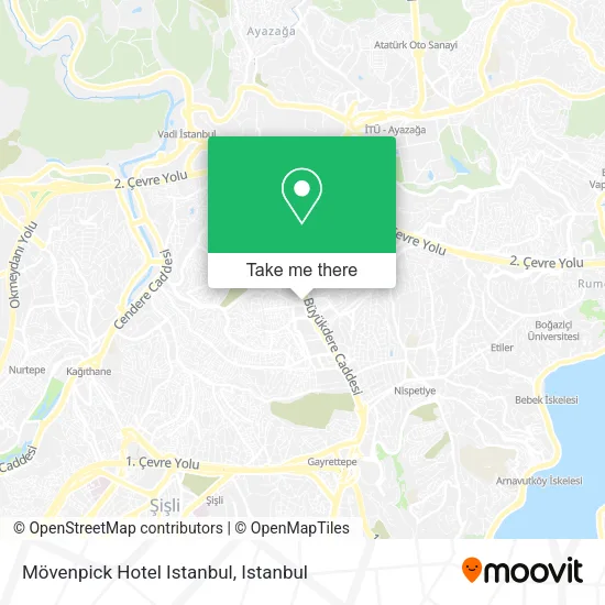 Mövenpick Hotel Istanbul map