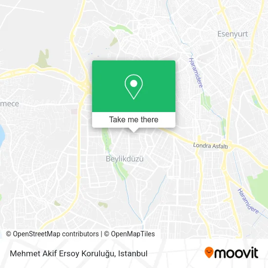 Mehmet Akif Ersoy Koruluğu map
