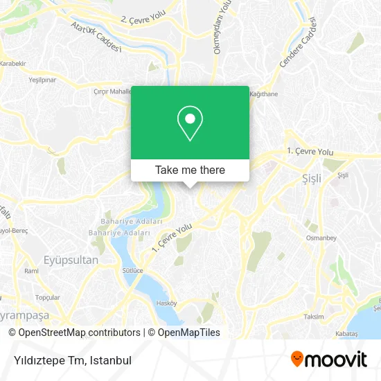 Yıldıztepe Tm map