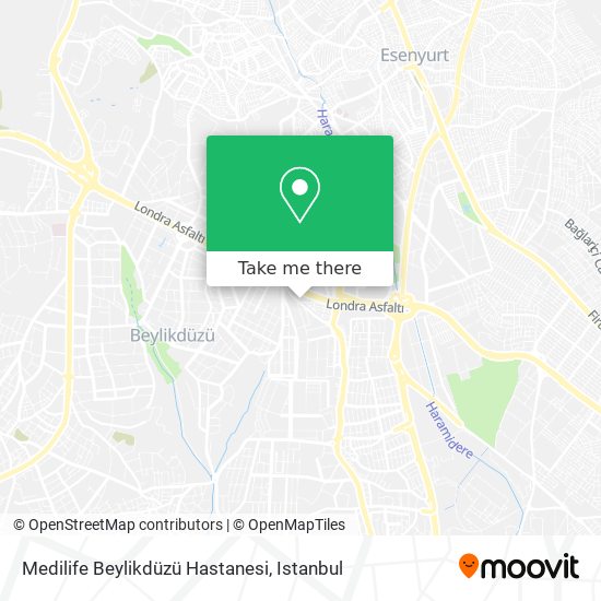 Medilife Beylikdüzü Hastanesi map