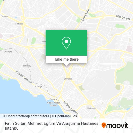 Fatih Sultan Mehmet Eğitim Ve Araştırma Hastanesi map