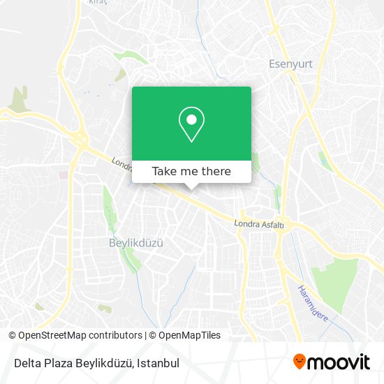 Delta Plaza Beylikdüzü map