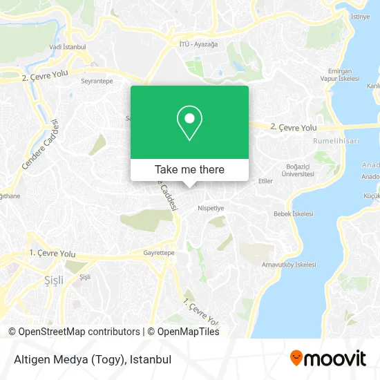 Altigen Medya (Togy) map