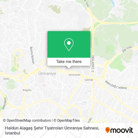Haldun Alagaş Şehir Tiyatroları Ümraniye Sahnesi map