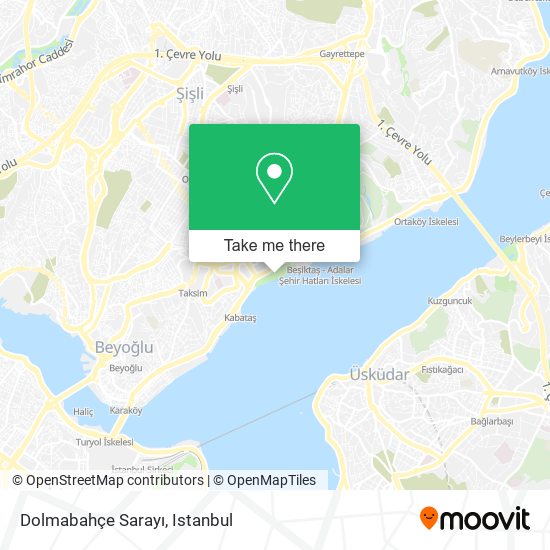Dolmabahçe Sarayı map