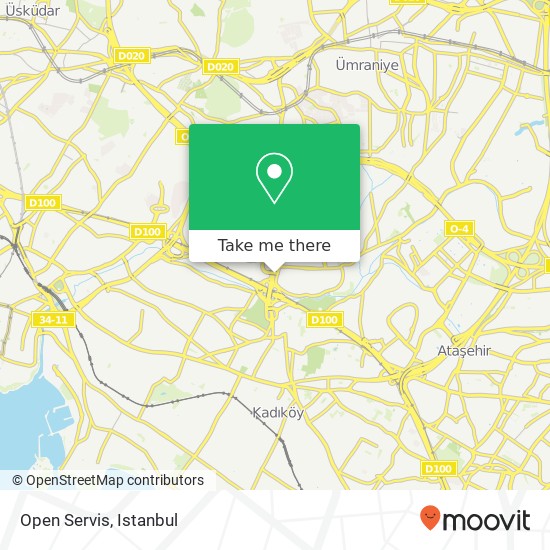 Open Servis map