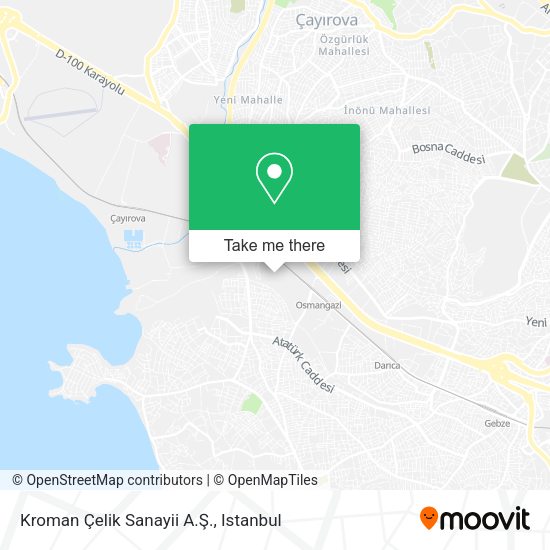 Kroman Çelik Sanayii A.Ş. map