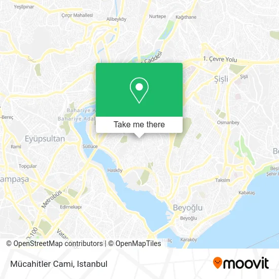 Mücahitler Cami map