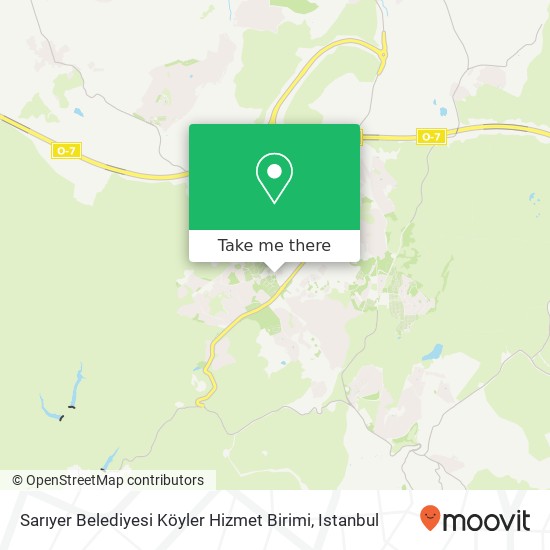 Sarıyer Belediyesi Köyler Hizmet Birimi map